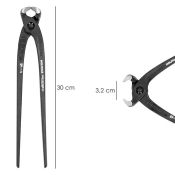 Tenazas Rusas Plus DIN/ISO 9242 Negra 12"