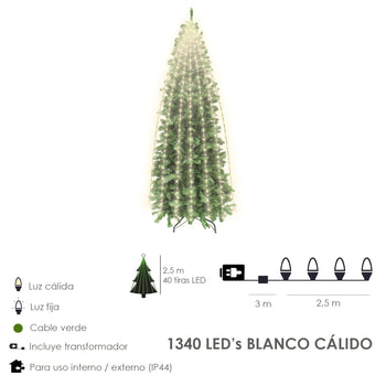 guinalda luces navidad