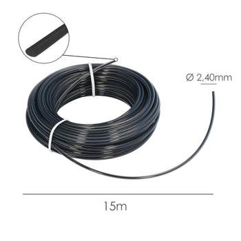 Hilo Nylon Redondo Profesional Ø 2,4 mm. Rollo 15 metros