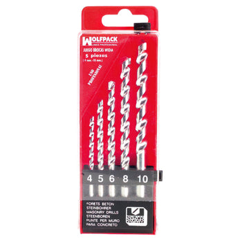Conjunto de Brocas Widia Profissional Wolfpack 5 Peças