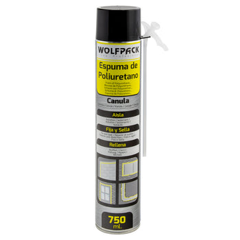 Espuma Poliuretano 750 ml. Con Canula