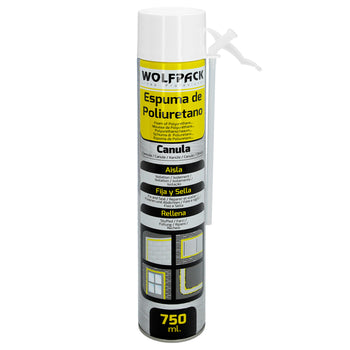 Espuma Poliuretano 750 ml. Con Canula