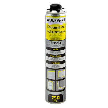 Espuma de Poliuretano 750 ml. Para Pistola