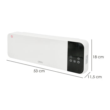 Termoconvector De Pared Split 1000 / 2000 Watt.