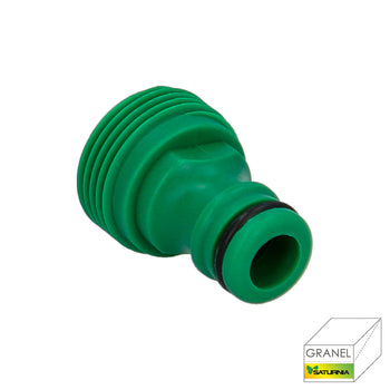 Adaptador Manguera Plástico 3/4 macho Granel · Vista 1