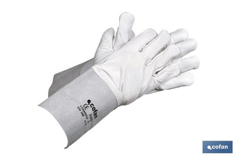 Guantes de vacuno con manguitos de 13 cm Cofan · Imagen de la familia Cofan
