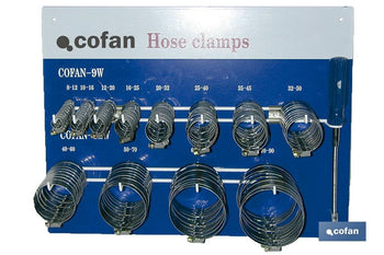 Expositor Abrazaderas Metálicas Cofan