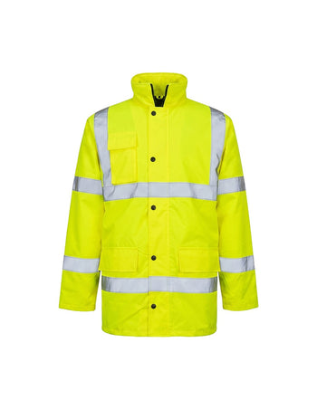 Parka Alta Visibilidad Lluvia Talla XXL. 100% Impermeable. Parka Impermeable Trabajo