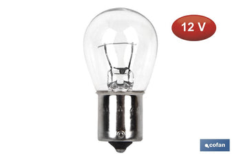 Lámpara P21W (BAU15s) 12 V (Descentrada) Cofan · Imagen de la familia