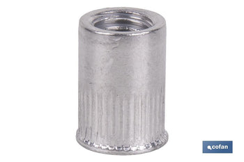 Tuercas Remachables Cilíndricas de Aluminio con Cabeza Reducida Cofan · Imagen de la familia