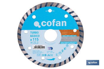 Discos de diamante General de obra turbo base Cofan · Imagen de la familia