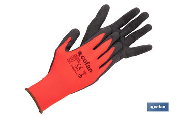 Guantes impregnados de nitrilo modelo Sandy Coating Cofan · Imagen de la familia Cofan