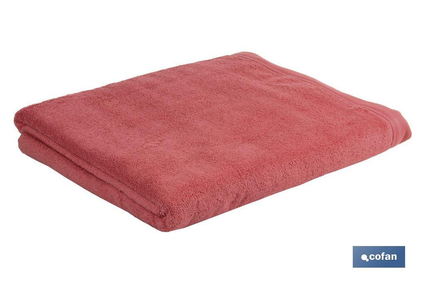 Toalla de Baño | Modelo Jamaica | Color Coral | 100% Algodón | Gramaje 580g/m² | Medidas 100 x 150 cm