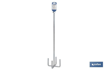 Varilla mezcladora epoxi | Accesorio mezclador M14 | Adecuada para mezclar epoxi | Medidas: Ø120 x 600 mm