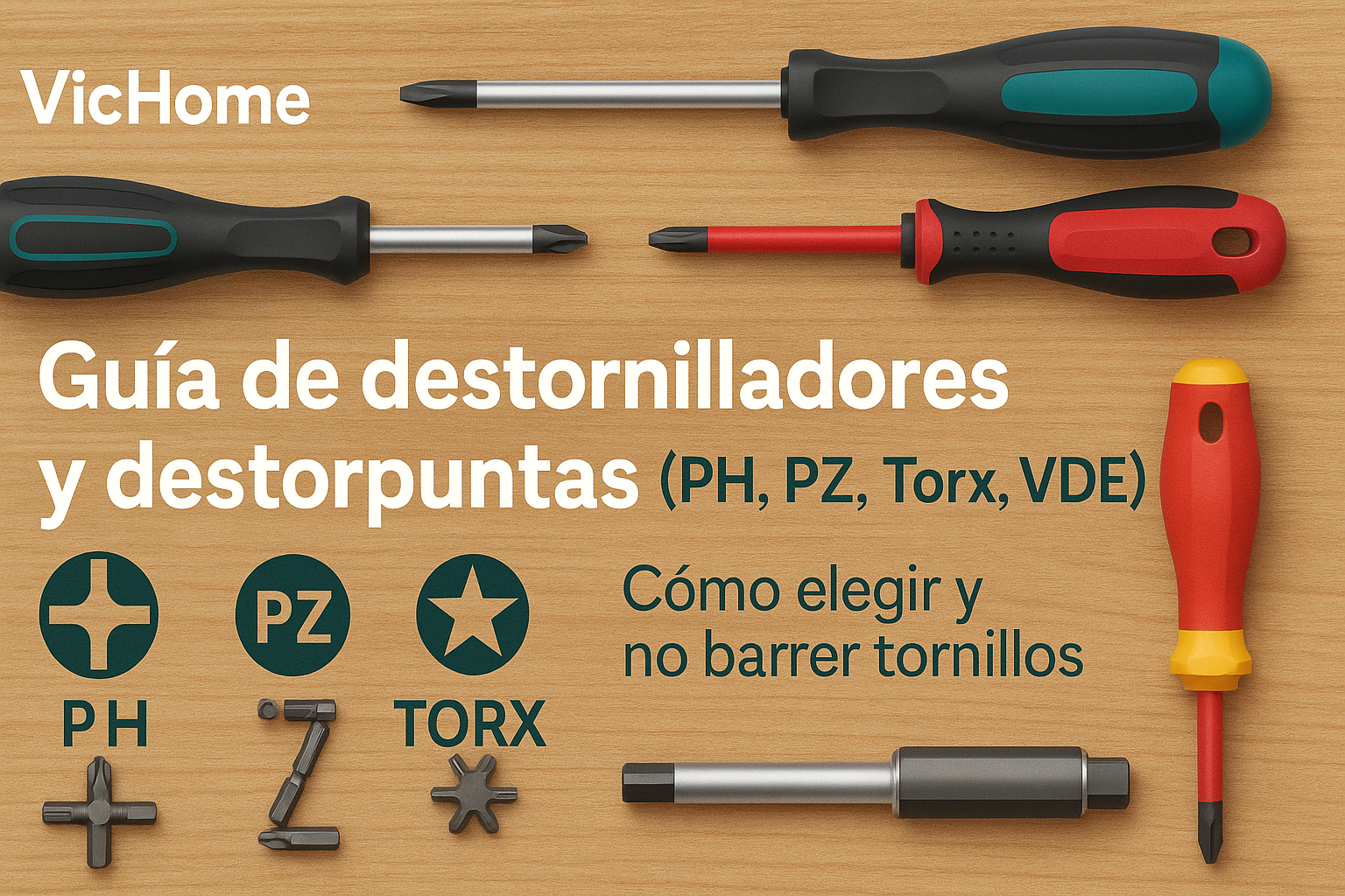 guia de destornilladores y destorpuntas