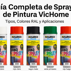 sprays pintura