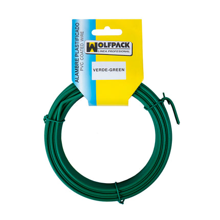 Plastic Coated Wire (5 Meter Roll) Green No. 16 / 2.7 mm.