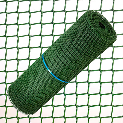 Malla Cuadrada Plastico 0,5 cm. x 1 metro. Verde Rollo 25 metros - 5 x 5 mm. 1 x 25 mts.