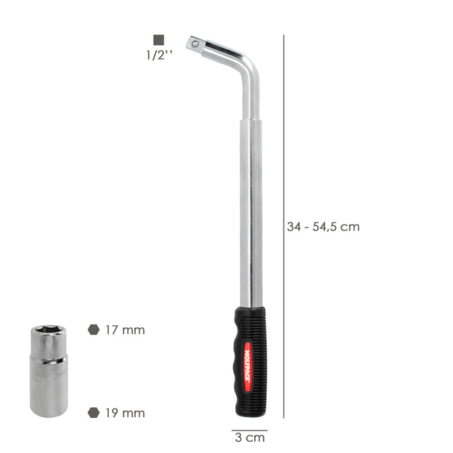  llave rueda de repuesto