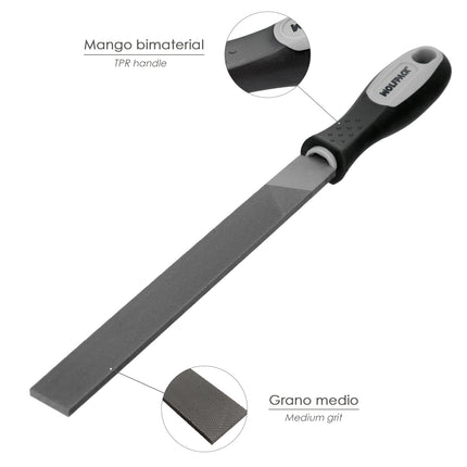 4" Interfine Parallel Handle File