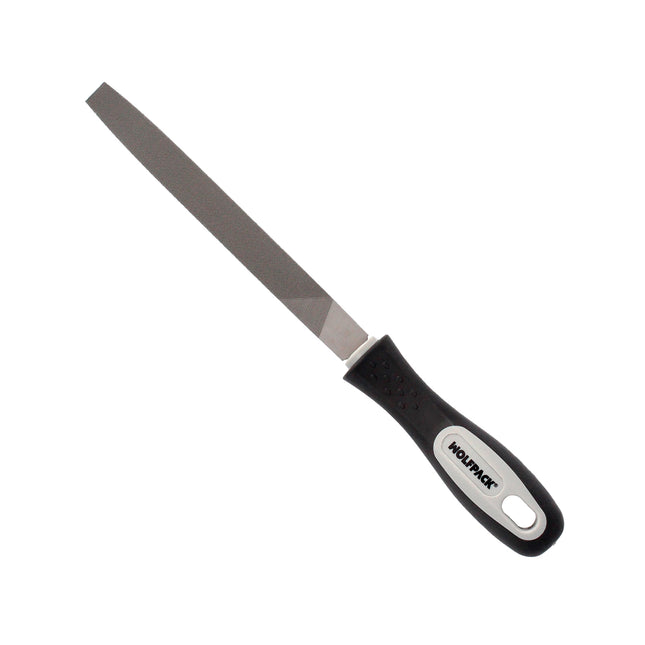 Lima com cabo plano, ponta média, 6"