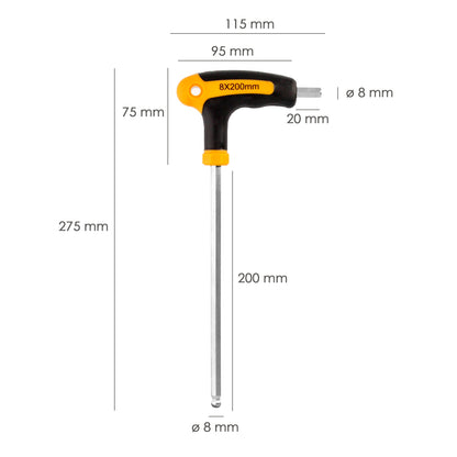  llave hexagonal con bola