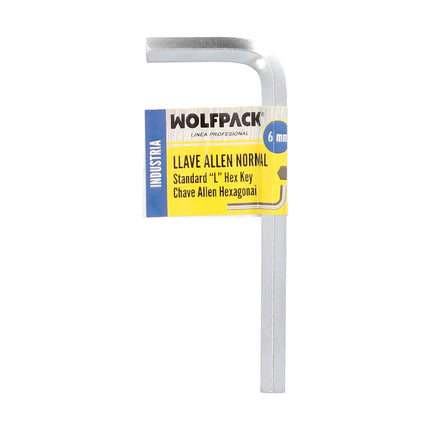 Standard Allen Key Professional Chrome Vanadium Steel 6.0 mm. Hexagonal Wrench, Allen Key Mechanic Workshop, Allen Key DIY