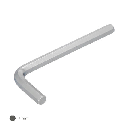 Standard Allen Key Professional Chrome Vanadium Steel 7.0 mm. Hexagonal Wrench, Allen Key Mechanic Workshop, Allen Key DIY