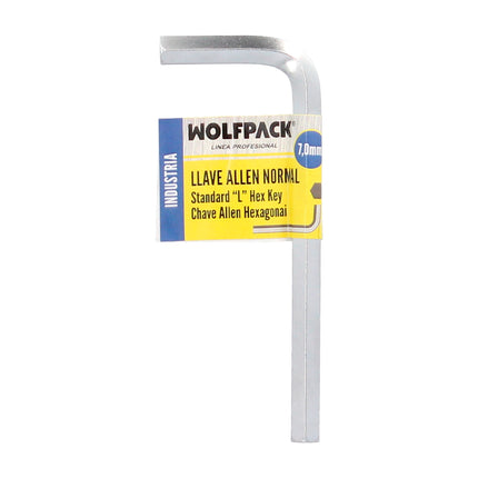 Standard Allen Key Professional Chrome Vanadium Steel 7.0 mm. Hexagonal Wrench, Allen Key Mechanic Workshop, Allen Key DIY