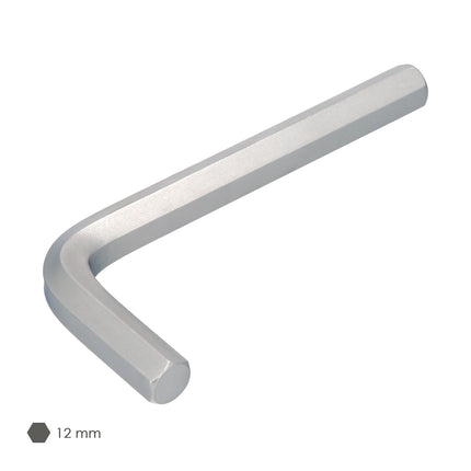 Standard Allen Key Professional Chrome Vanadium Steel 12.0 mm. Hexagonal Wrench, Allen Key Mechanic Workshop, Allen Key DIY