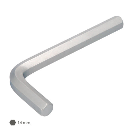 Standard Allen Key Chrome Vanadium Steel Professional 14 mm. Hexagonal Wrench, Allen Key Mechanic Workshop, Allen Key DIY