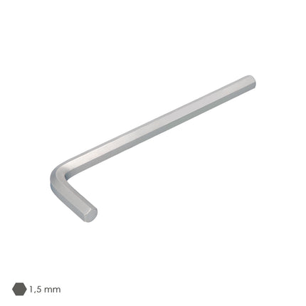 Long Allen Key Chrome Vanadium Steel Professional 1.5 mm. Hexagonal Wrench, Allen Key Mechanic Workshop, Allen Key DIY