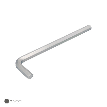 Long Allen Key Chrome Vanadium Steel Professional 2.5 mm. Hexagonal Wrench, Allen Key Mechanic Workshop, Allen Key DIY