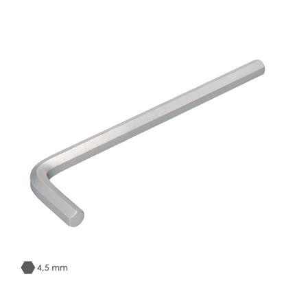 Long Allen Key Chrome Vanadium Steel Professional 4.5 mm. Hexagonal Wrench, Allen Key Mechanic Workshop, Allen Key DIY