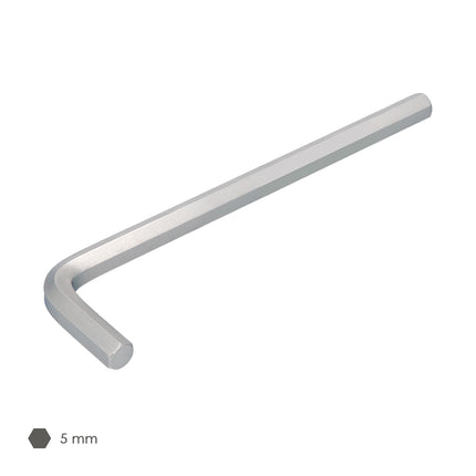 Long Allen Key Chrome Vanadium Steel Professional 5.0 mm. Hexagonal Wrench, Allen Key Mechanic Workshop, Allen Key DIY