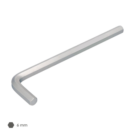 Long Allen Key Chrome Vanadium Steel Professional 6.0 mm. Hexagonal Wrench, Allen Key Mechanic Workshop, Allen Key DIY