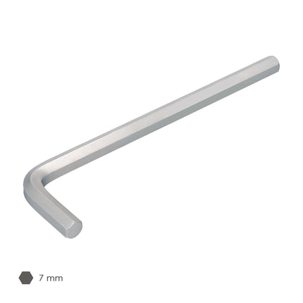 Long Allen Key Chrome Vanadium Steel Professional 7.0 mm. Hexagonal Wrench, Allen Key Mechanic Workshop, Allen Key DIY