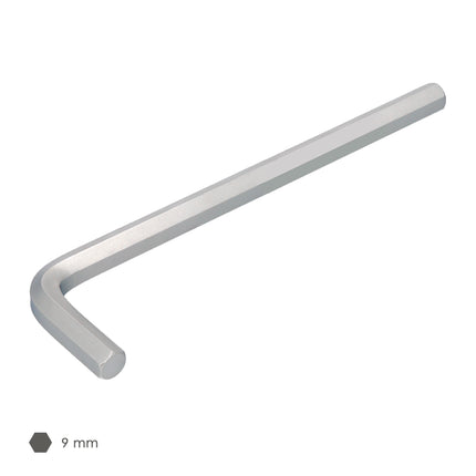 Long Allen Key Chrome Vanadium Steel Professional 9.0 mm. Hexagonal Wrench, Allen Key Mechanic Workshop, Allen Key DIY