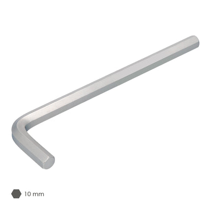 Long Allen Key Chrome Vanadium Steel Professional 10.0 mm. Hexagonal Wrench, Allen Key Mechanic Workshop, Allen Key DIY