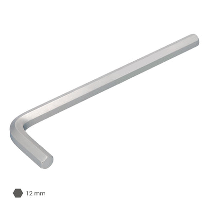 Long Allen Key Chrome Vanadium Steel Professional 12.0 mm. Hexagonal Wrench, Allen Key Mechanic Workshop, Allen Key DIY