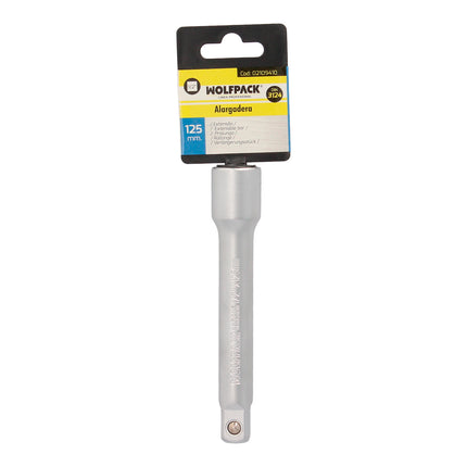 Extensão de chave de soquete quadrada de 1/2" com 125 mm de comprimento. Aço cromo vanádio.