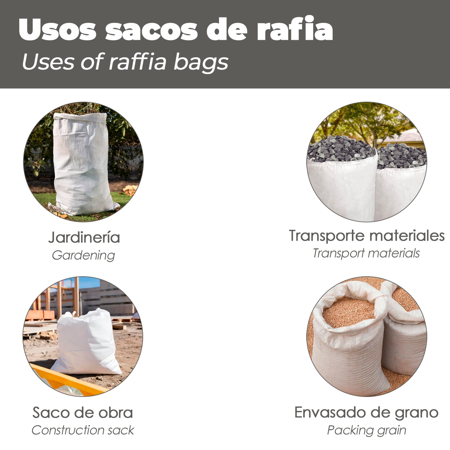 bolsa rafia