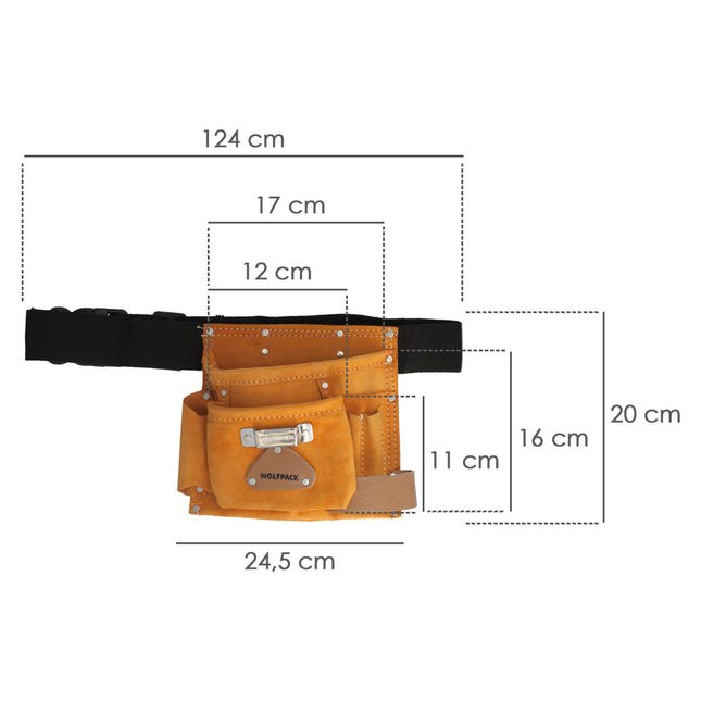  riñonera portaherramientas