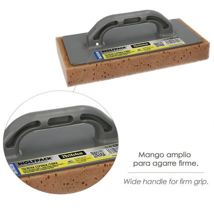 Talocha Esponja / fibra 14x29 cm