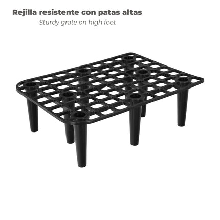 Cubeta Alicatador 24 Litros Con Ruedas