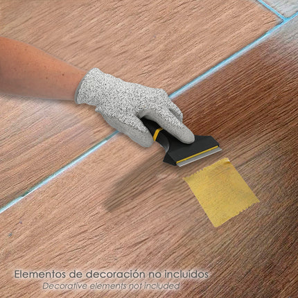 Professional Retractable Window Scraper Soft Touch Handle 90 mm Blade.