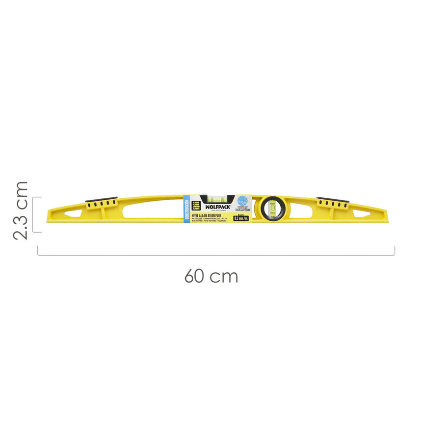 Nivel Ala De Avion Plus 60 cm.