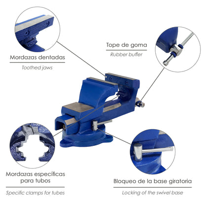  tornillo banco tubos