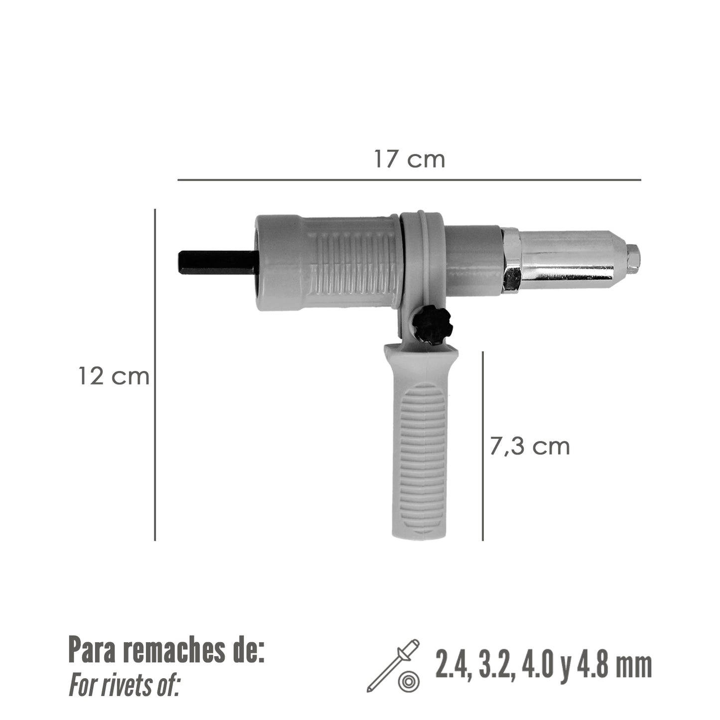  adaptador pistola remachadora