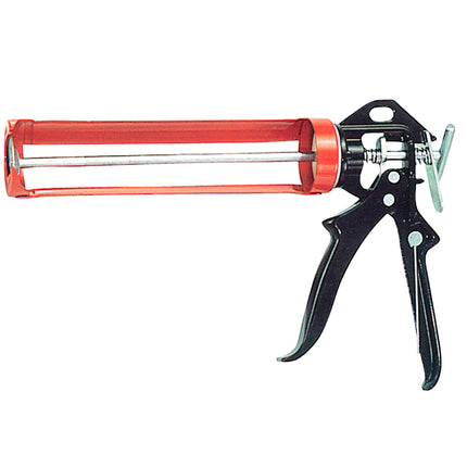 Pistola de silicone vermelha/preta